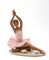 Ceramic African American Ballerina Sitting In A Pink Dress, Home Décor, Gift for Her, Gift for Daughter, Gift for Ballerina Dancer